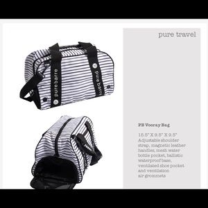 NWT - Pure Barre travel gym bag